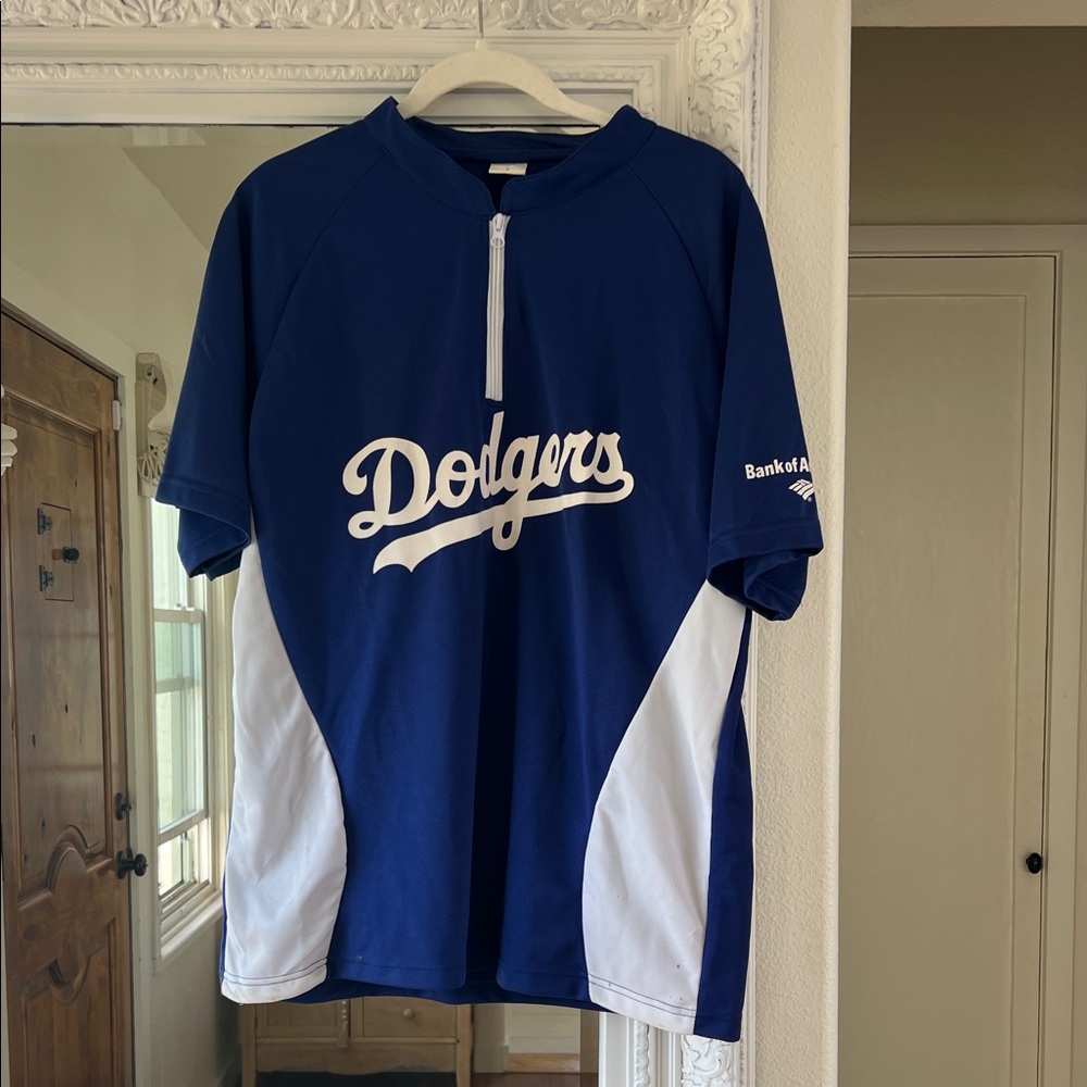 Blue and White Dodgers Jersey Shirt sz Medium